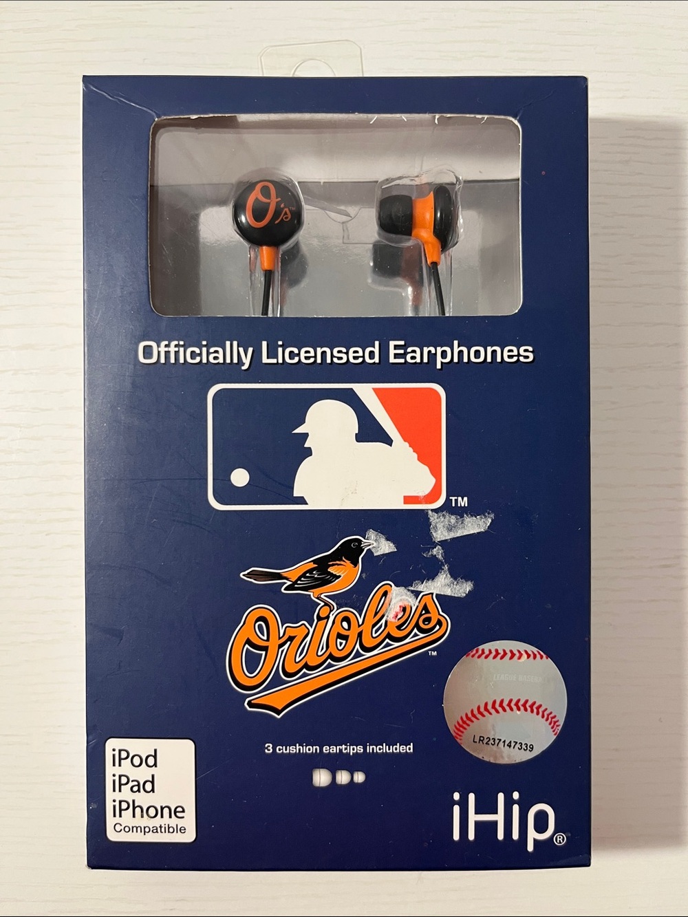 Baltimore Orioles Black and Orange Earphones